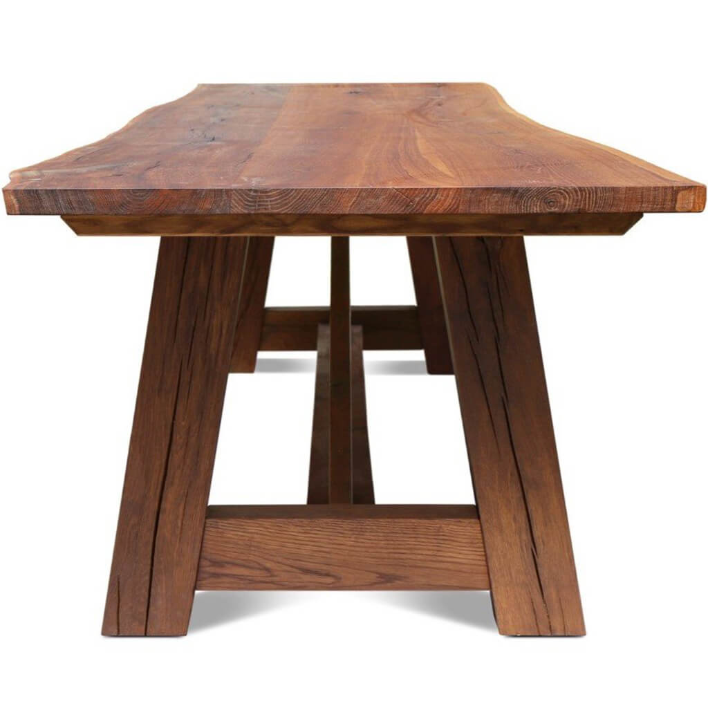 Bomme 1812 | Live Edge Long Dining Table, Solid Oak, 12 Seater, SCANDI111