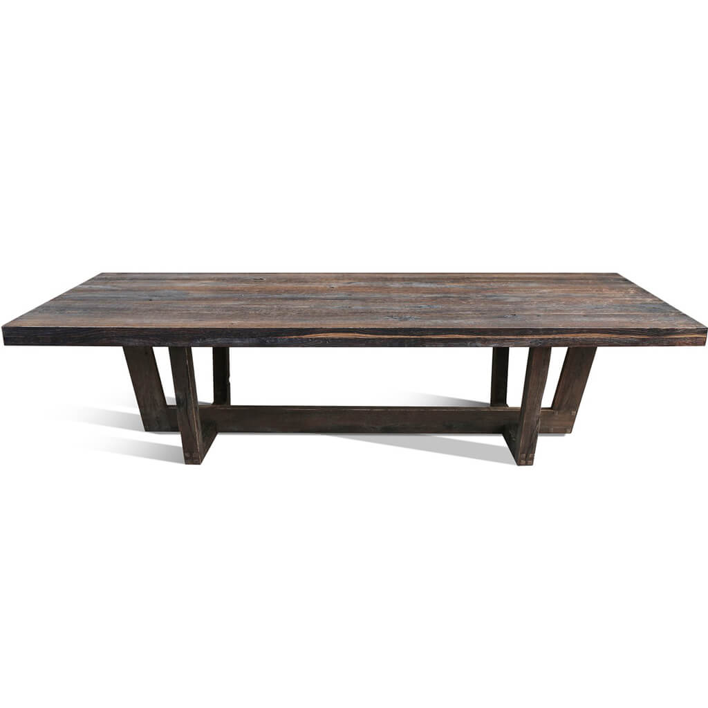 Kamelot-3 | Solid Oak Dining Table, Rectangular, 10 Seater, SCANDI065