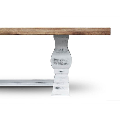 Epoca-T60 | Modern Farmhouse Wood Dining Table, 8 Seater, SCANDI035