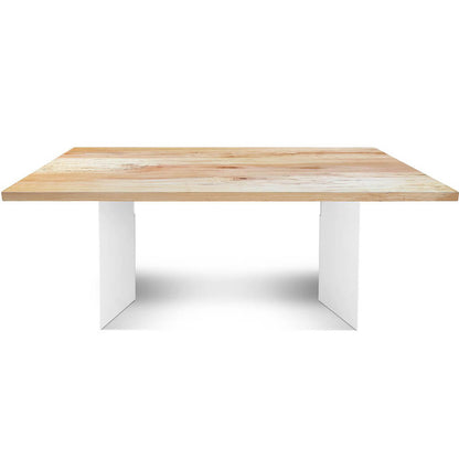 Aiwe | Light Wood Table With Metal Legs, 8 Seater, SCANDI046