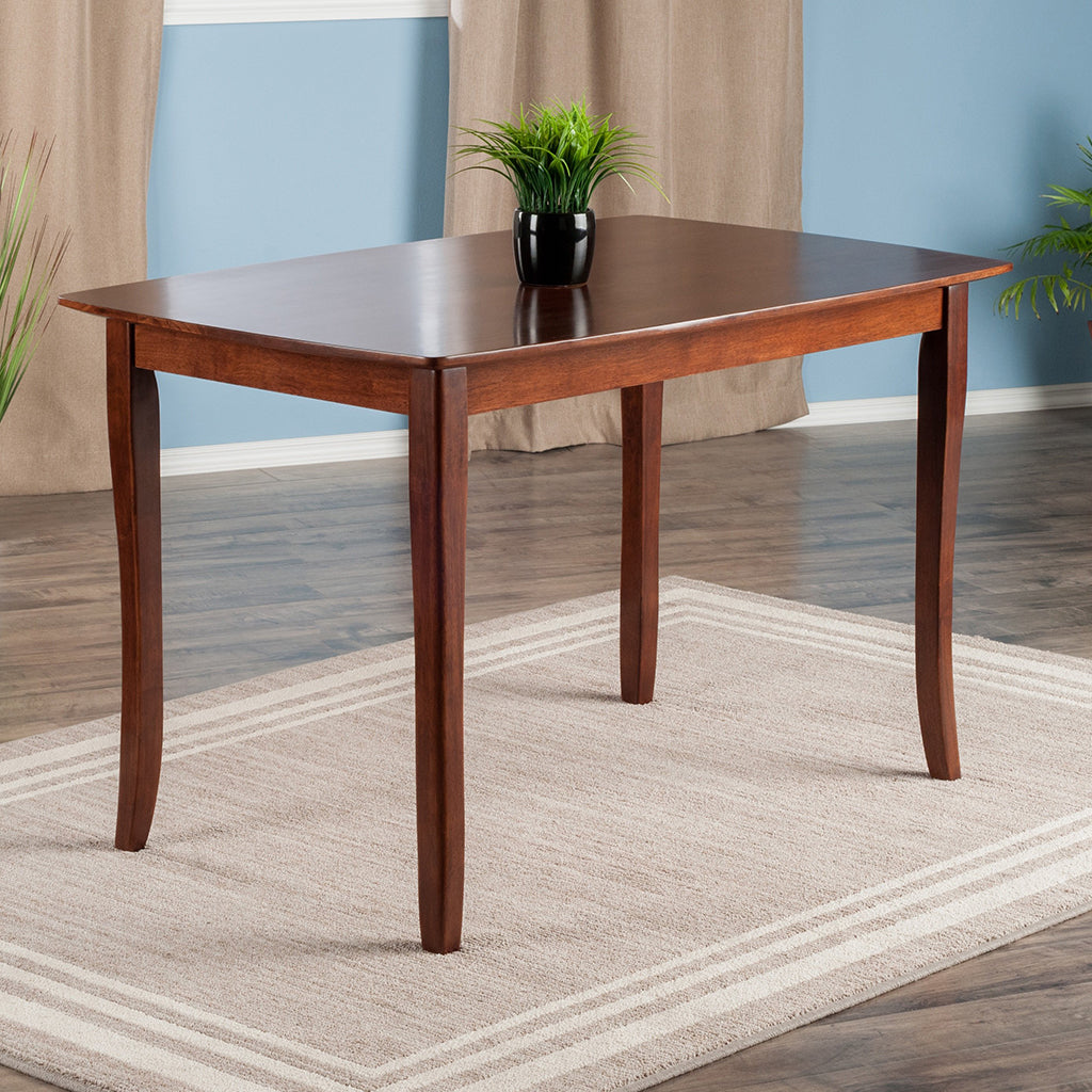 Inglewood | Rectangular Dining Table For 4, Walnut Wood, 94148 Brand: Winsome wood