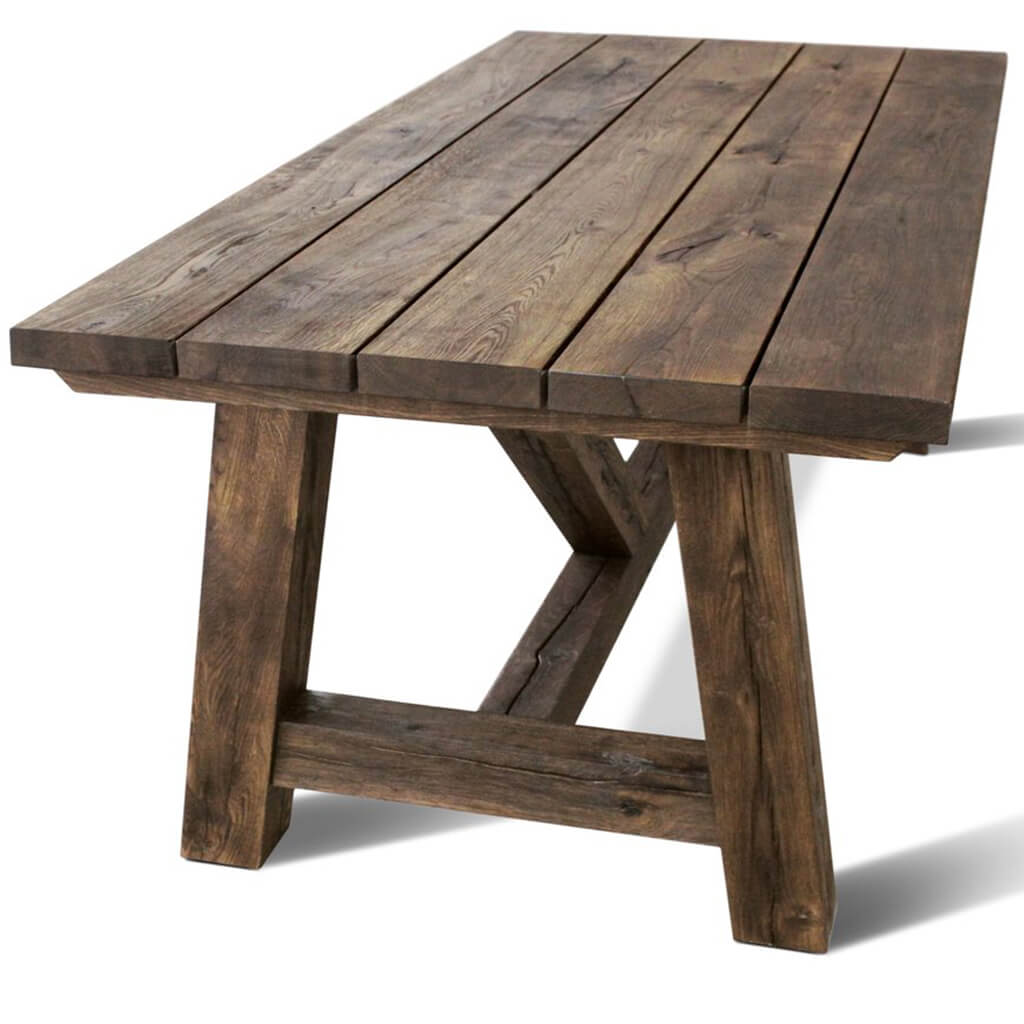 Snurr | Solid Oak Table For 8, Handmade, Rectangular, SCANDI067