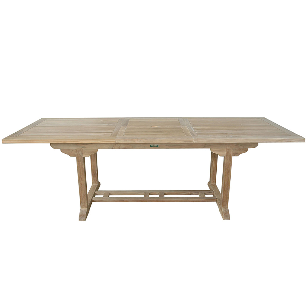 Bahama | Outdoor Wooden Extendable Dining Table for 10 Teak Wood, TBX-008R