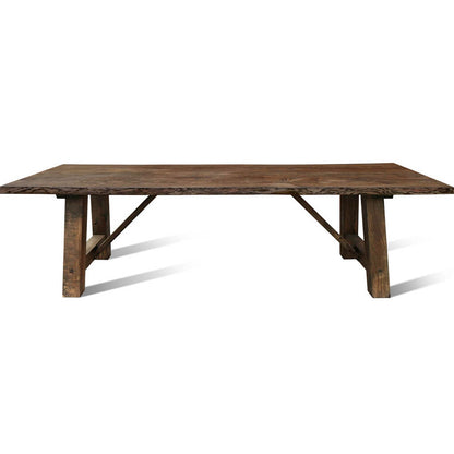 Baum-1812 | Live Edge Solid Wood Dining Table, Oak, 10 Seater, SCANDI055