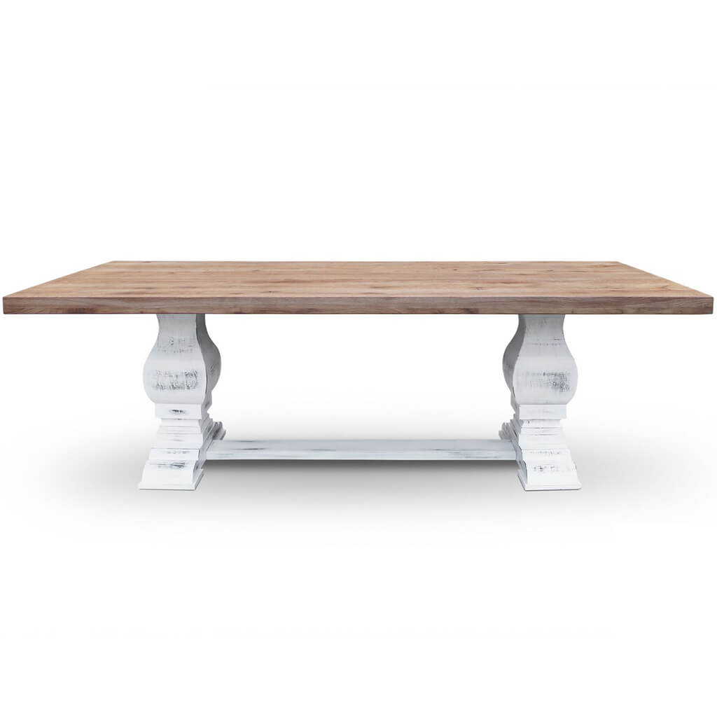 Epoca-T60 | Modern Farmhouse Wood Dining Table, 8 Seater, SCANDI035