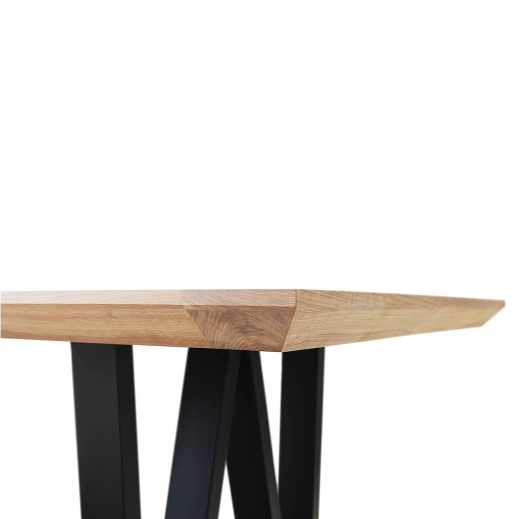 Prizma A2 | Modern 8 Seat Dining Table, Rectangular, Solid Oak, SCANDI036