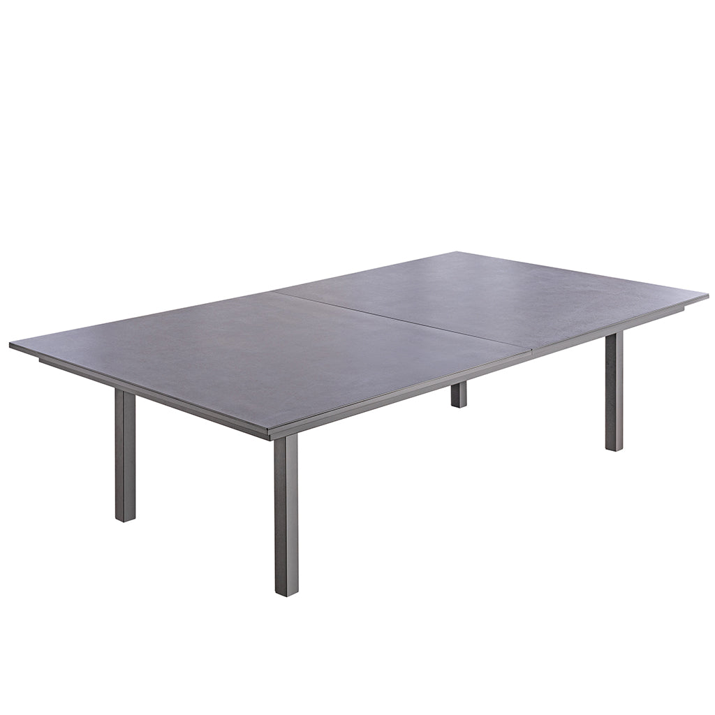 Convertible Ping Pong Dining Table, Gaming Table, Ping Pong Set Included, DT1700TT-DGRYDining table ping pong set included. Brand: Whiteline Modern Living; Size: 108inW x 60inD x 30inH; Weight: 440lb; Shape: Rectangular; Material: Top: Ceramic Glass; Frame and Legs: Metal Seating Capacity: Seats 6-8 people; Color: Dark Grey