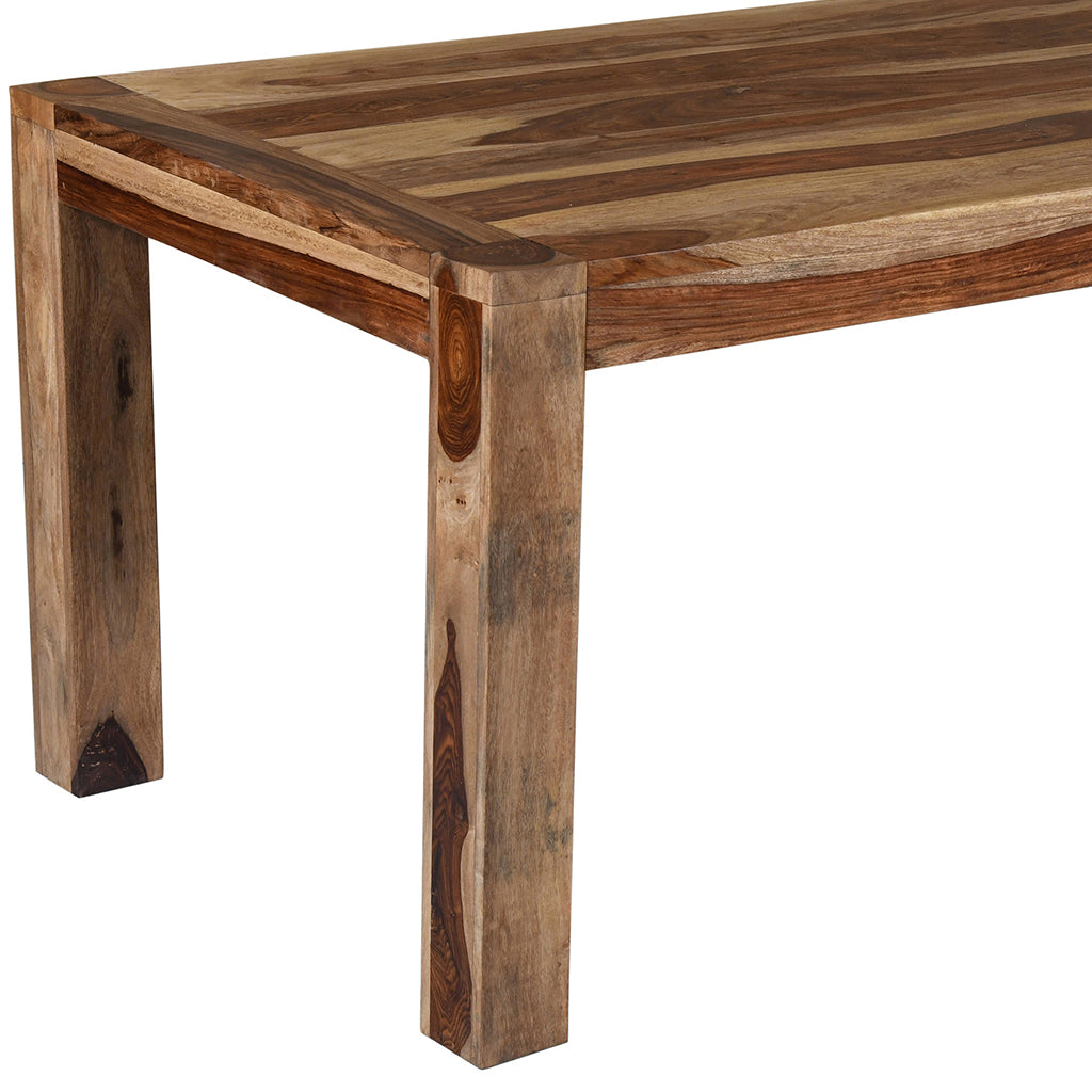 Krish | Modern Wood Dining Table, Solid, 6 Seater, 201-381DSH