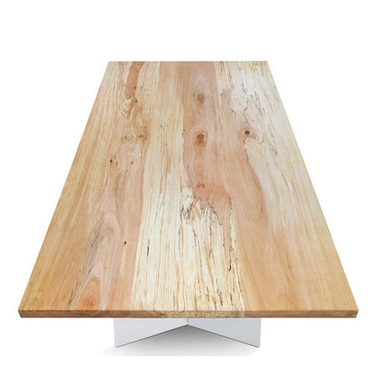 Aiwe | Light Wood Table With Metal Legs, 8 Seater, SCANDI046