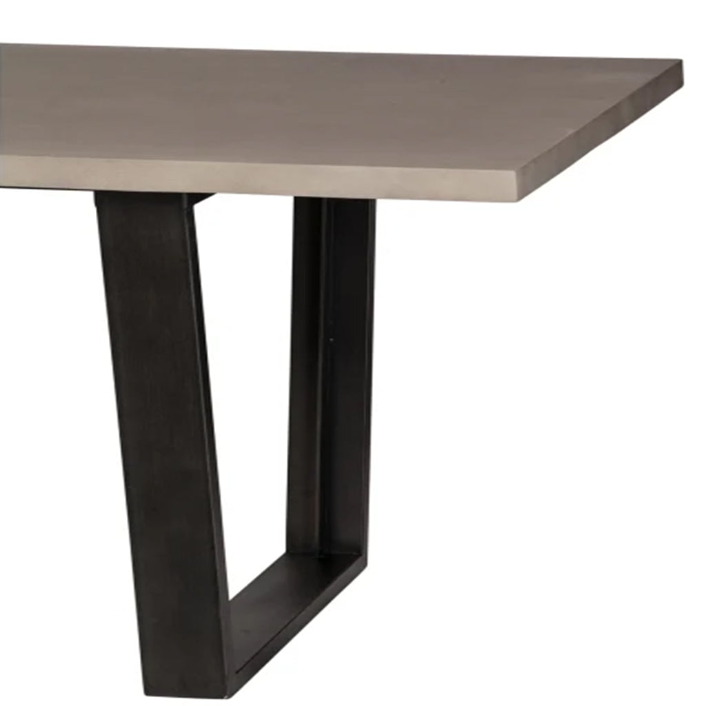 Lucian | Modern Concrete Dining Table, Metal Legs, 6 Seater, VLB-NY200-DT01