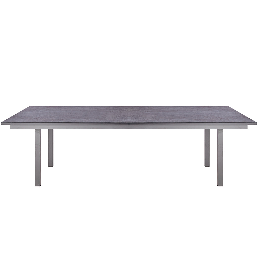 Convertible Ping Pong Dining Table, Gaming Table, Ping Pong Set Included, DT1700TT-DGRYDining table ping pong set included. Brand: Whiteline Modern Living; Size: 108inW x 60inD x 30inH; Weight: 440lb; Shape: Rectangular; Material: Top: Ceramic Glass; Frame and Legs: Metal Seating Capacity: Seats 6-8 people; Color: Dark Grey