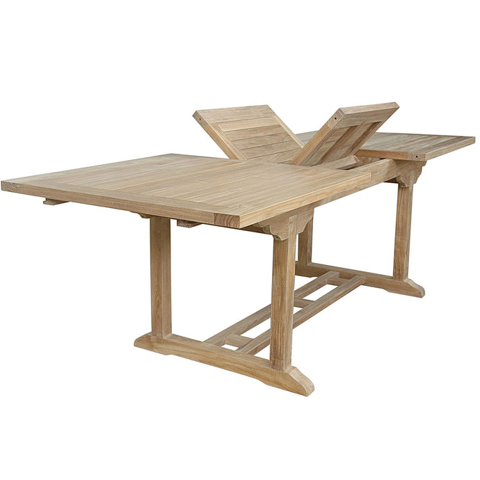 Bahama | Outdoor Wooden Extendable Dining Table for 10 Teak Wood, TBX-008R
