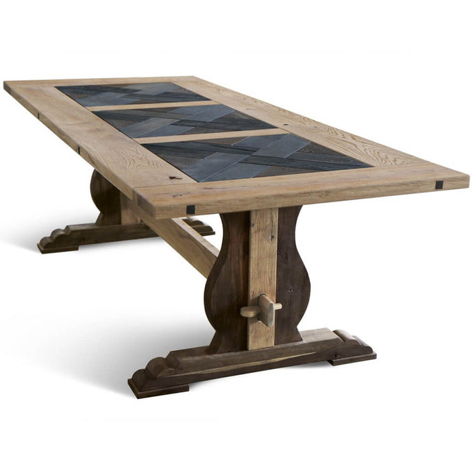 Bound Ava | Black Wood Dining Table, Rectangular, Solid Oak Wood, 8 Seater, SCANDI053